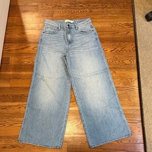 Hidden Classic Blue Wide-Leg Women Jeans